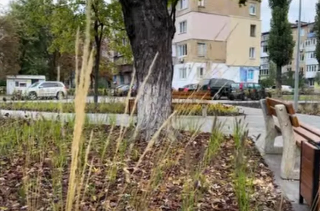 У Києві на Лівому березі з’явилася нова зелена зона з японськими квітами та декоративними травами