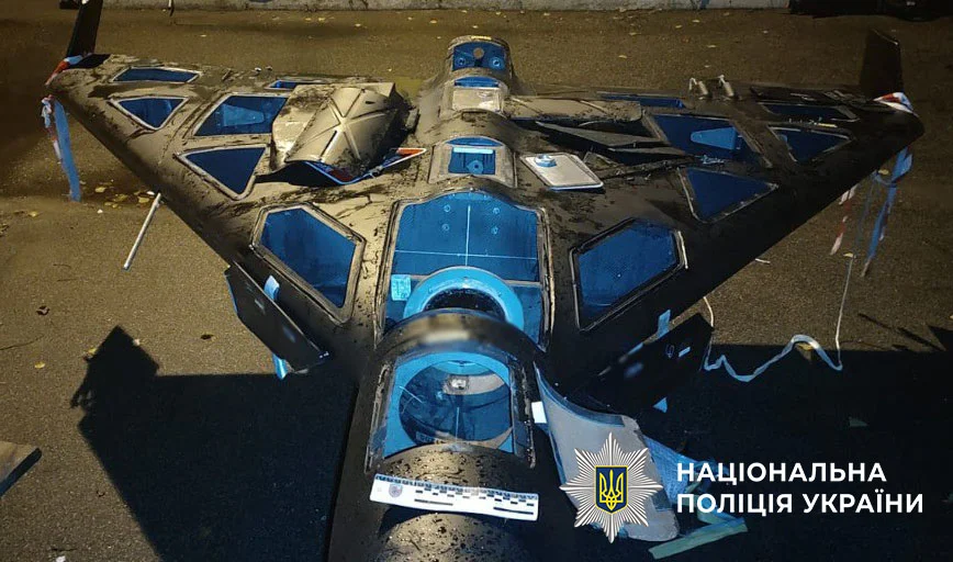 У Києві вилучили безпілотник «Shahed», який чоловік перевозив на даху авто