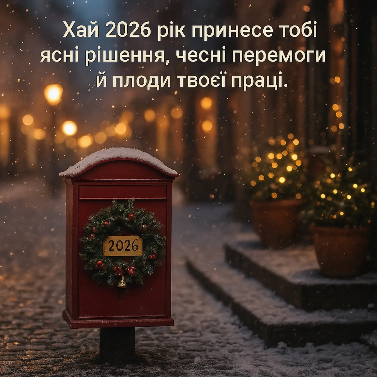 Привітання з новим роком 2026