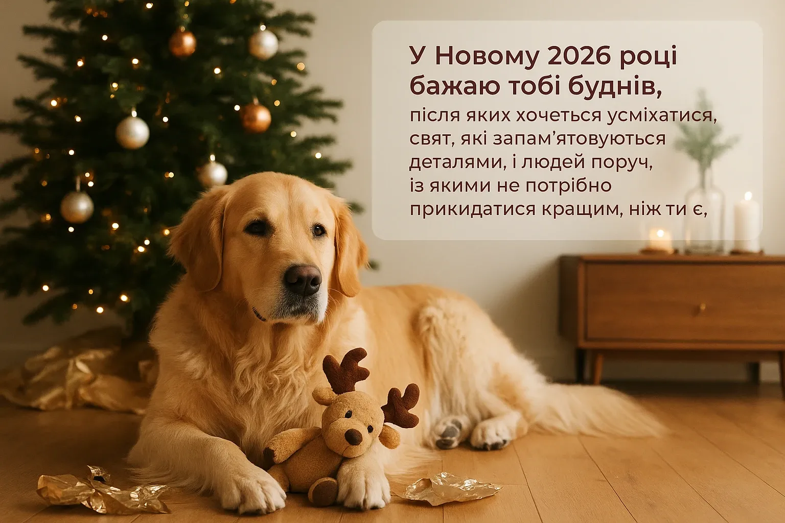 Привітання з новим роком 2026