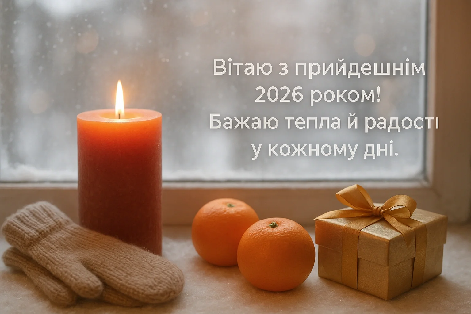 Привітання з прийдешнім новим роком 2026: теплі побажання українською