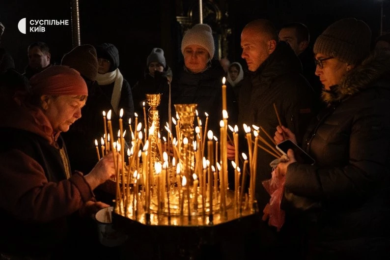 Різдво у столиці: як у Михайлівському соборі зустріли святковий ранок