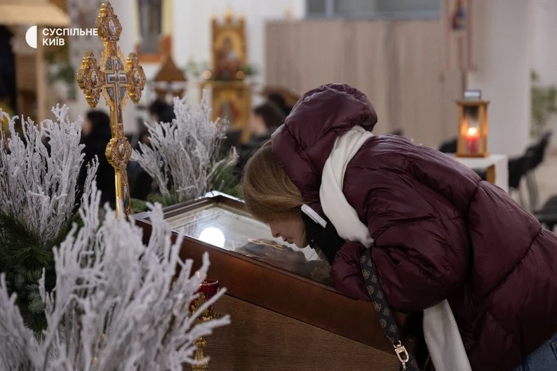 Різдво у столиці: як у Михайлівському соборі зустріли святковий ранок