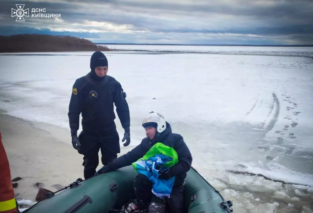 Крижана пастка на водосховищі: риболовля на Київщині ледь не закінчилася трагедією