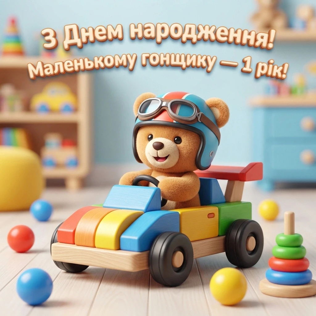 привітання з днем народження 1 рік хлопчику