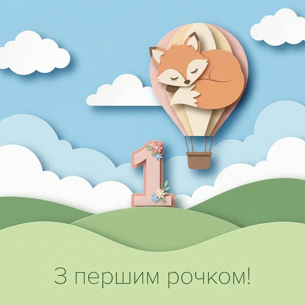 привітання з днем народження 1 рік хлопчику