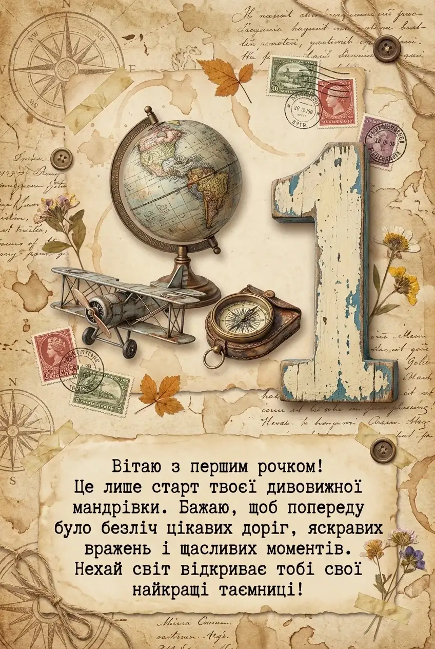 привітання з днем народження 1 рік хлопчику