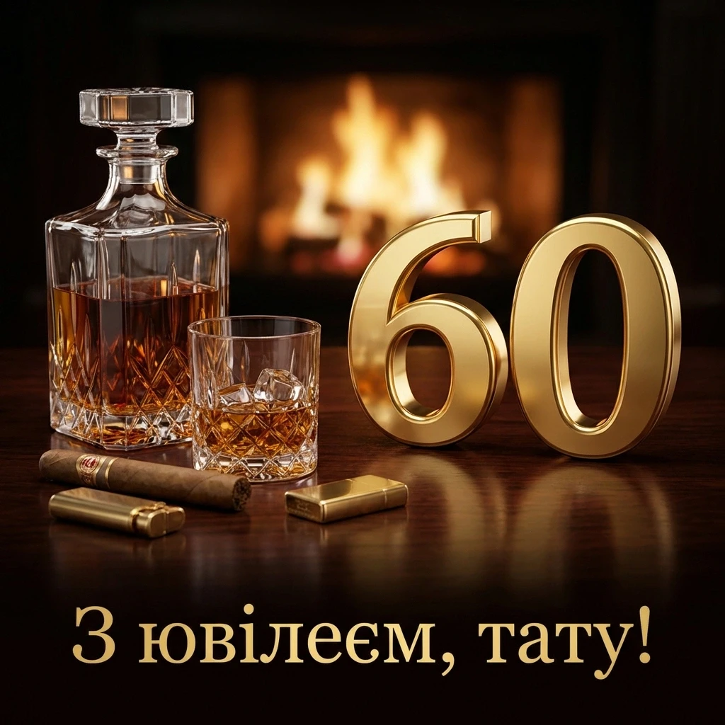 привітання з ювілеєм 60 років татові