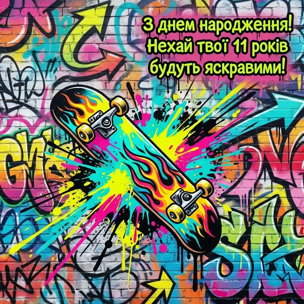 з днем народження 11 років хлопчику