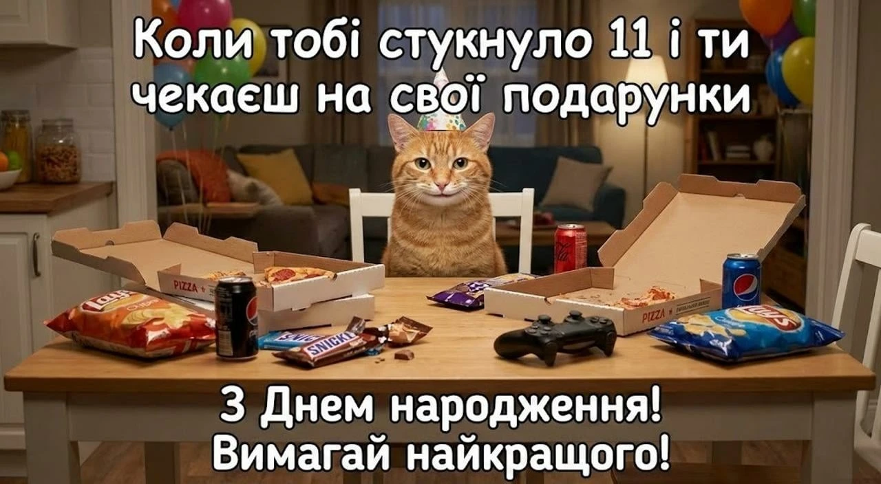 Привітання з днем народження хлопчику на 11 років