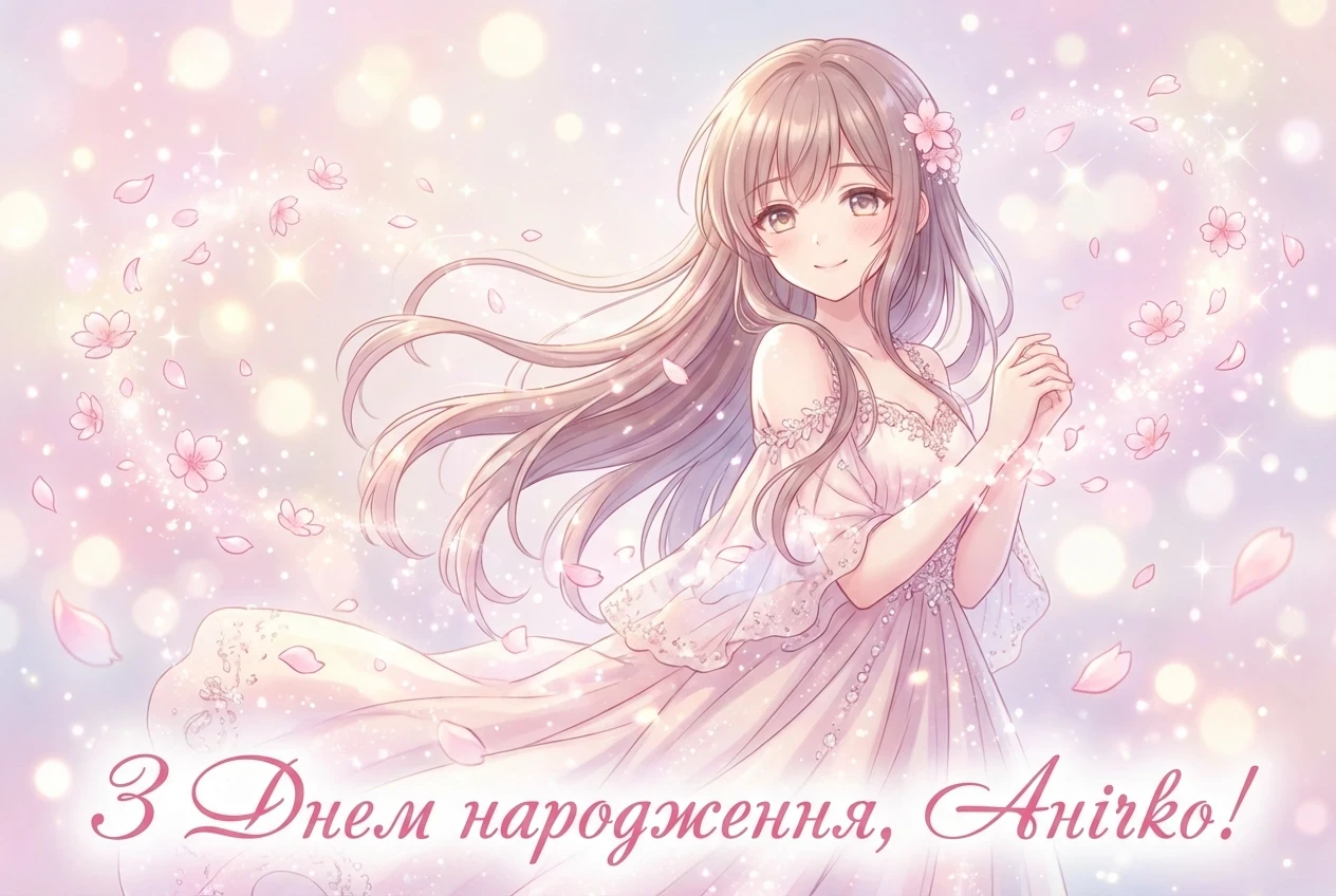 анна анічка з днем народження картинки