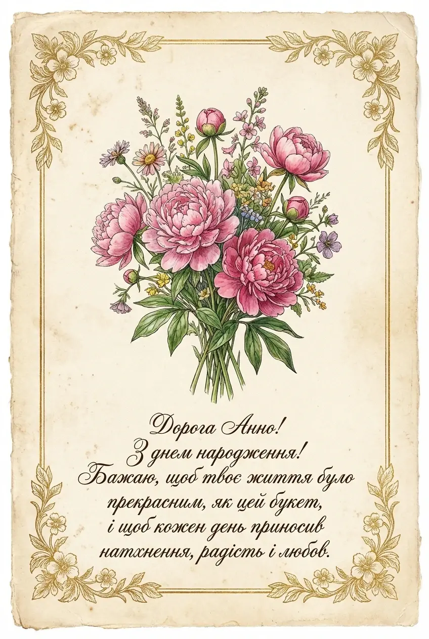 анна анічка з днем народження картинки