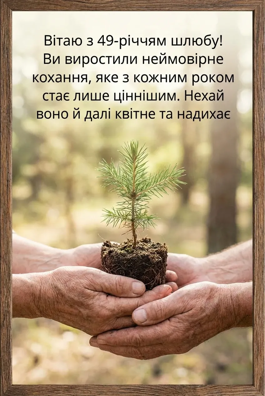 49 років весілля