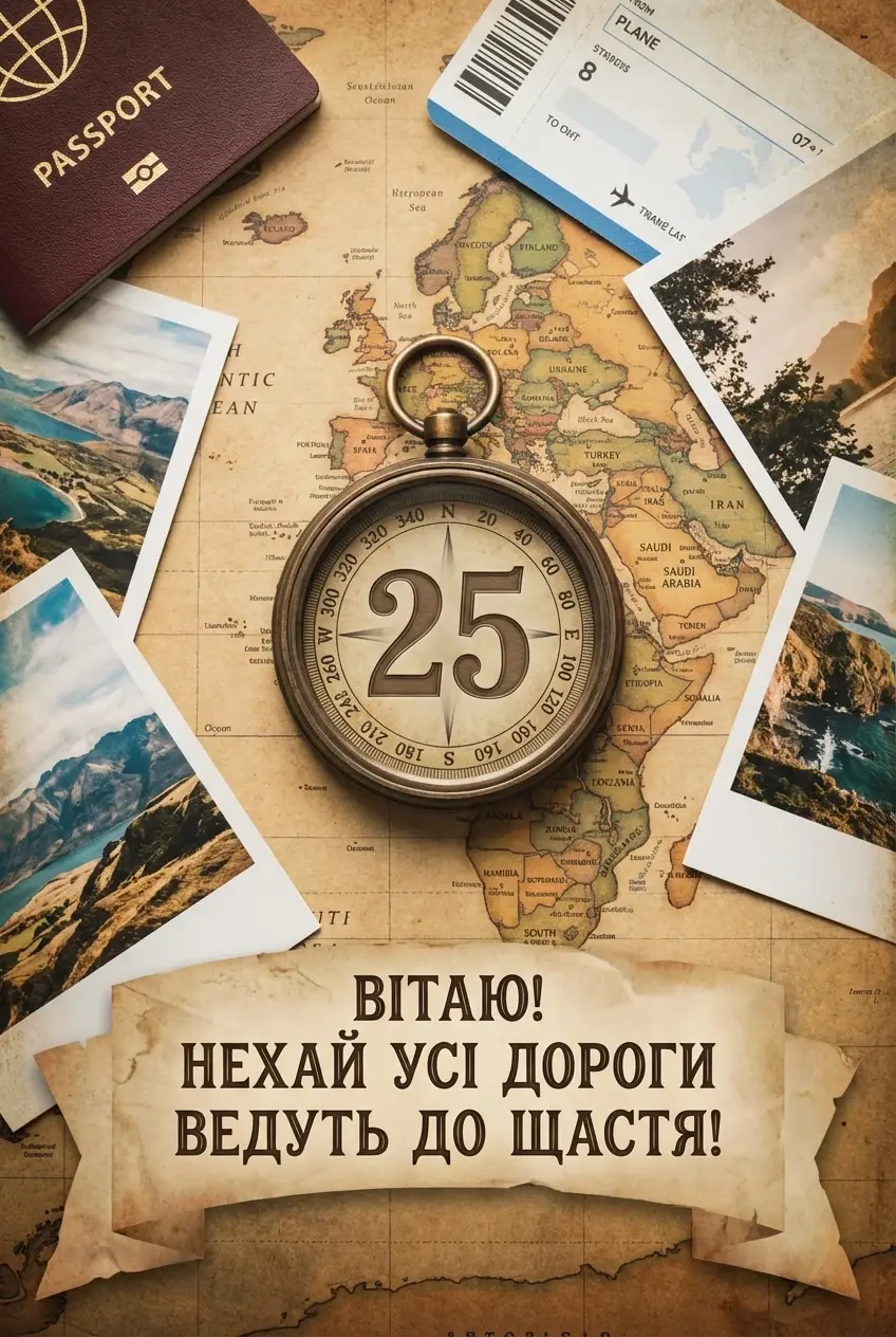 з ювілеєм 25 років дівчині