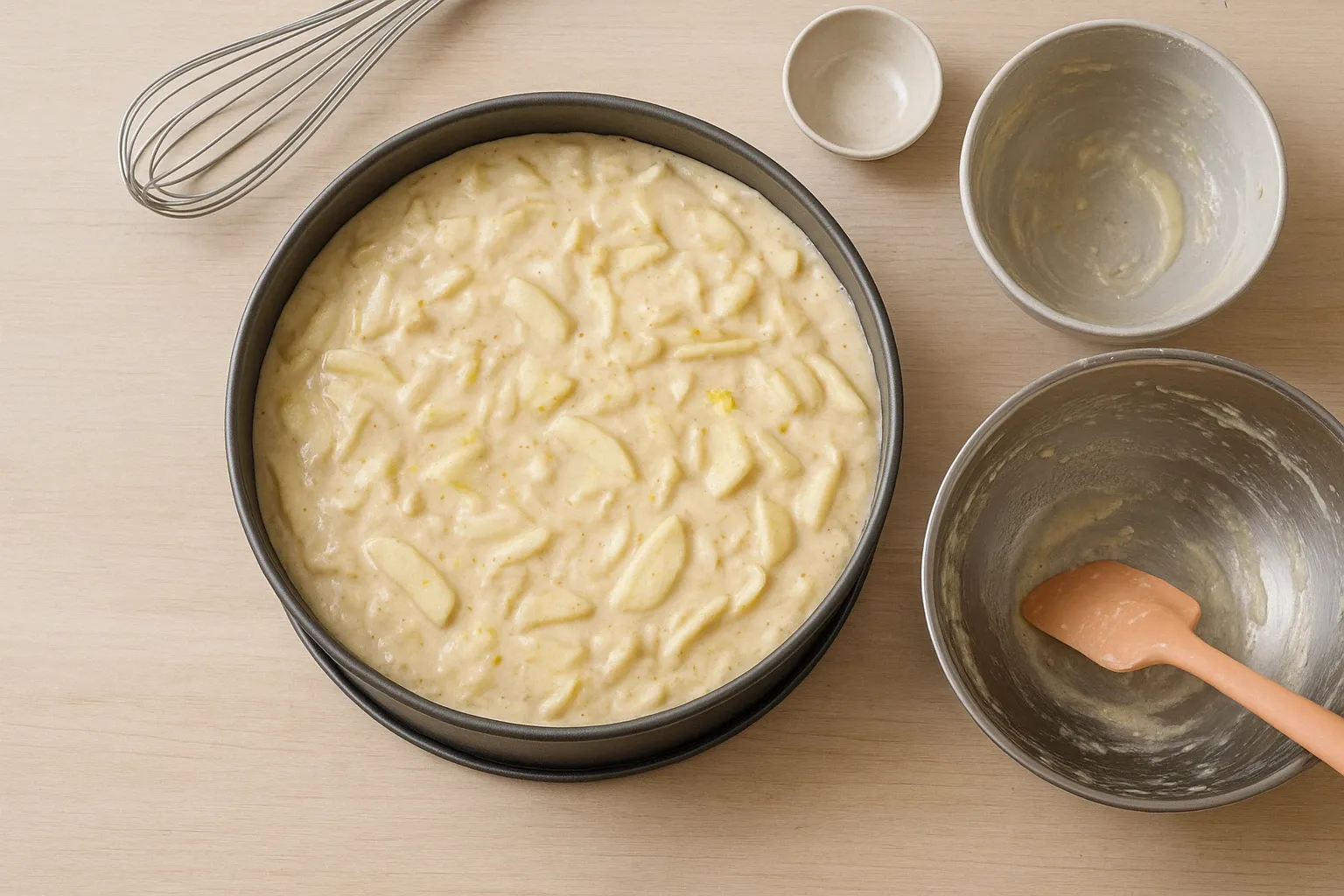 яблочный пирог на кефире вкуснее шарлотки