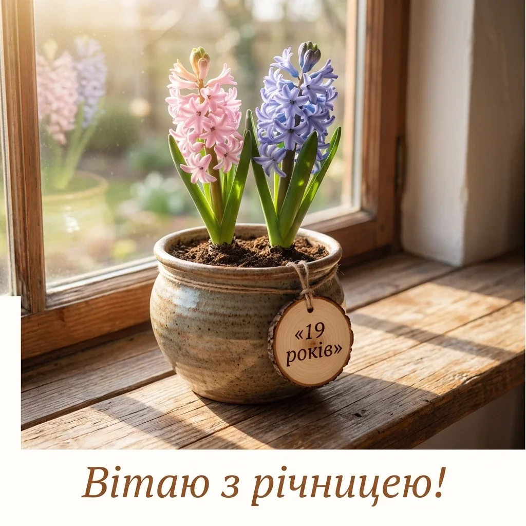 19 років весілля привітання