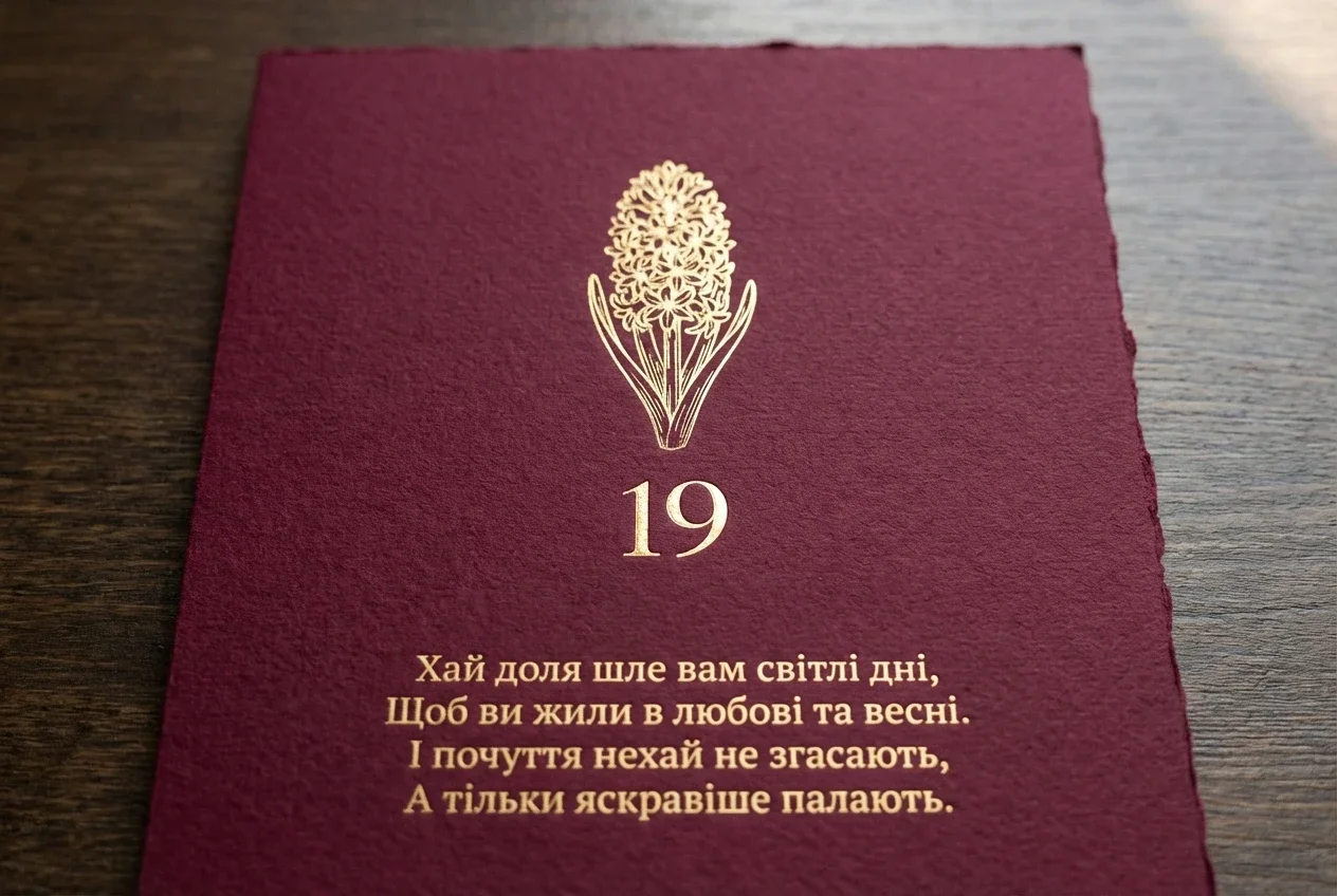 19 років весілля привітання