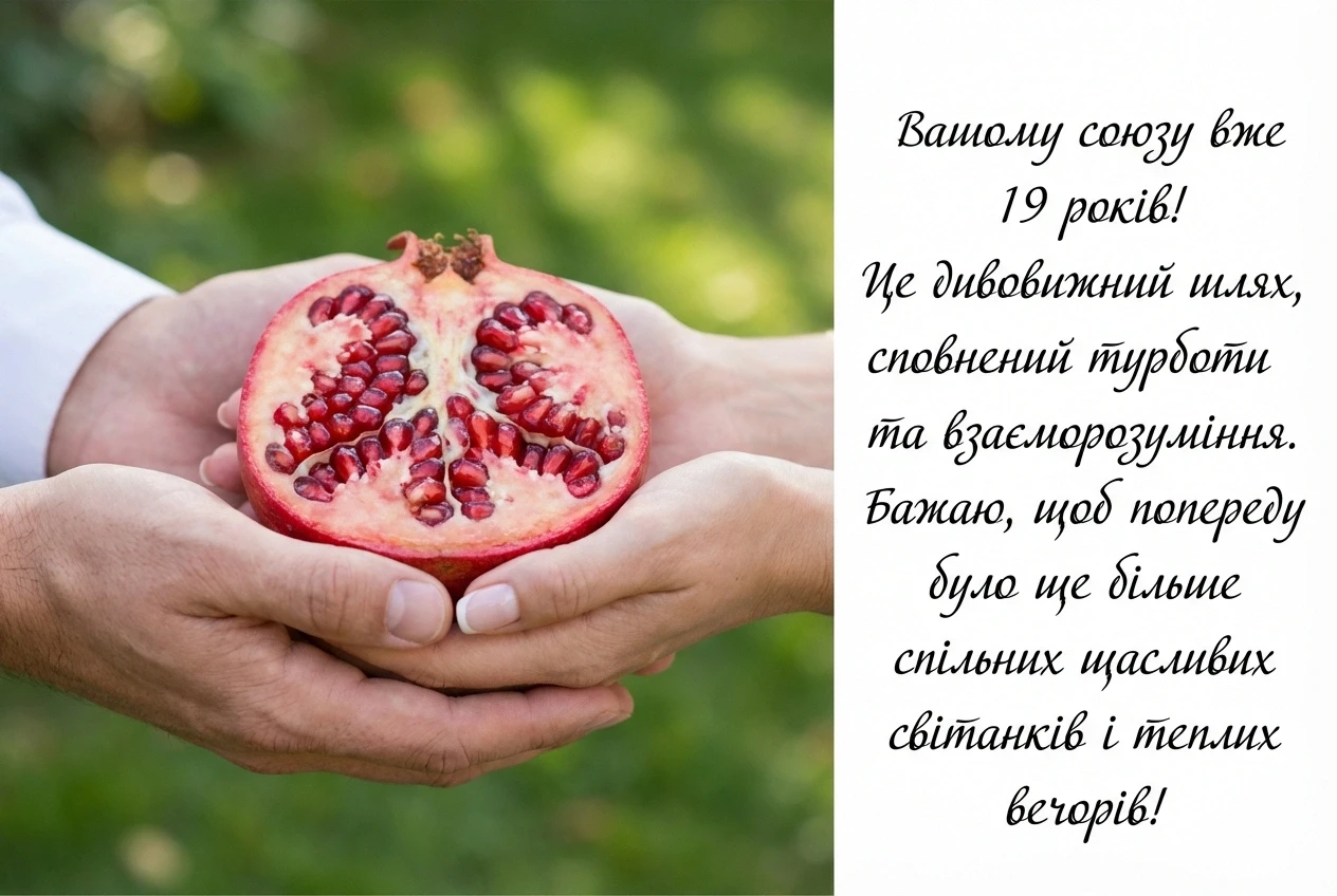 19 років весілля привітання