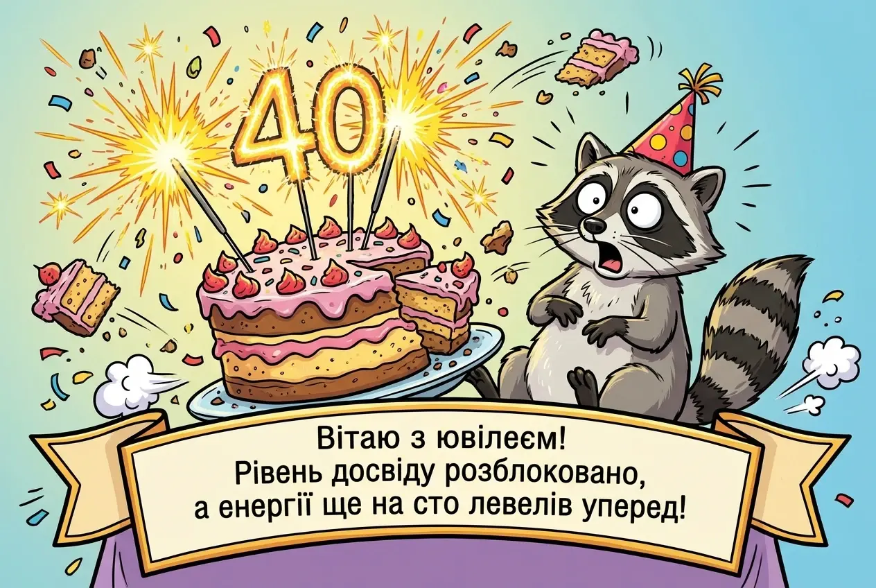 з ювілеєм 40 років
