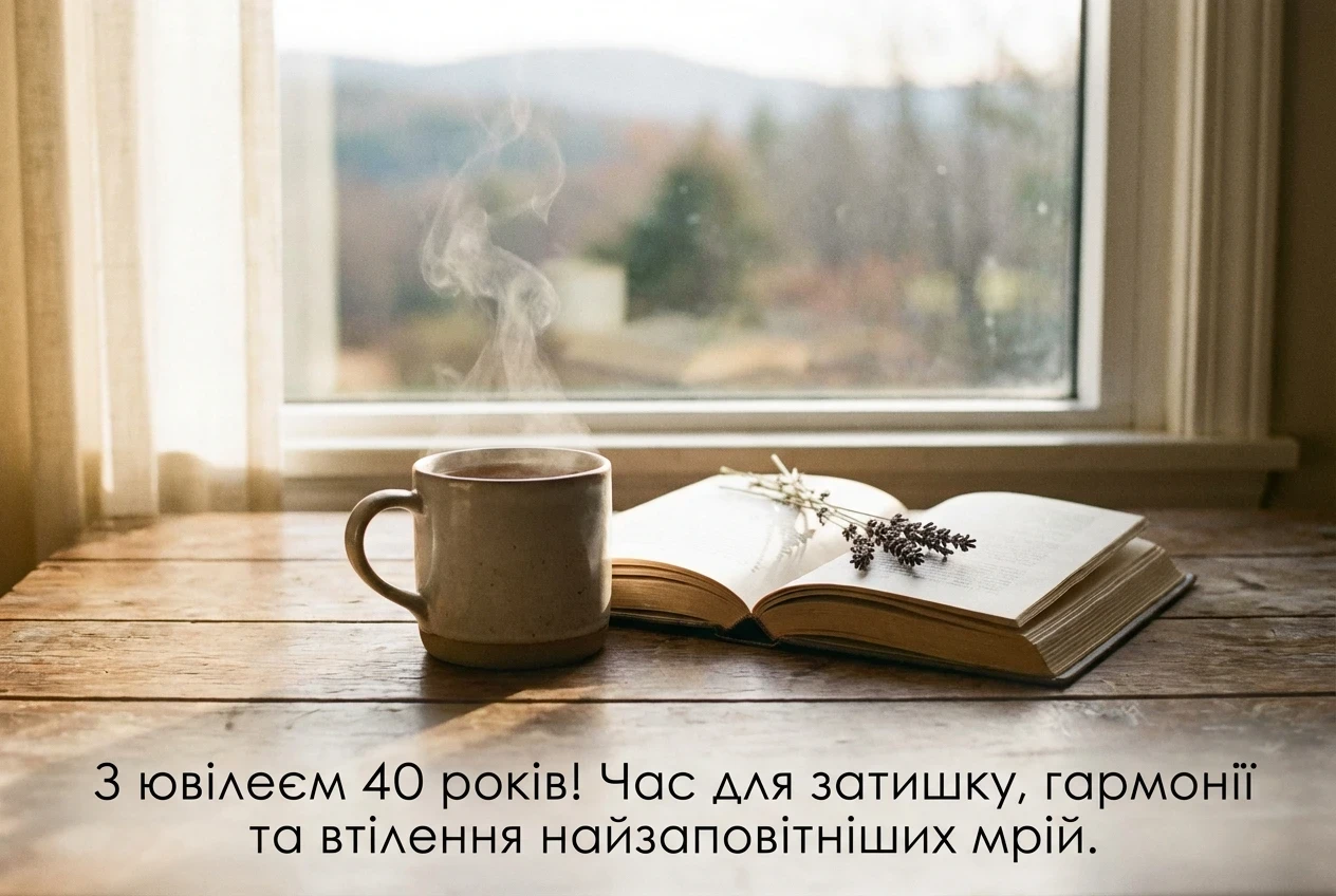 з ювілеєм 40 років