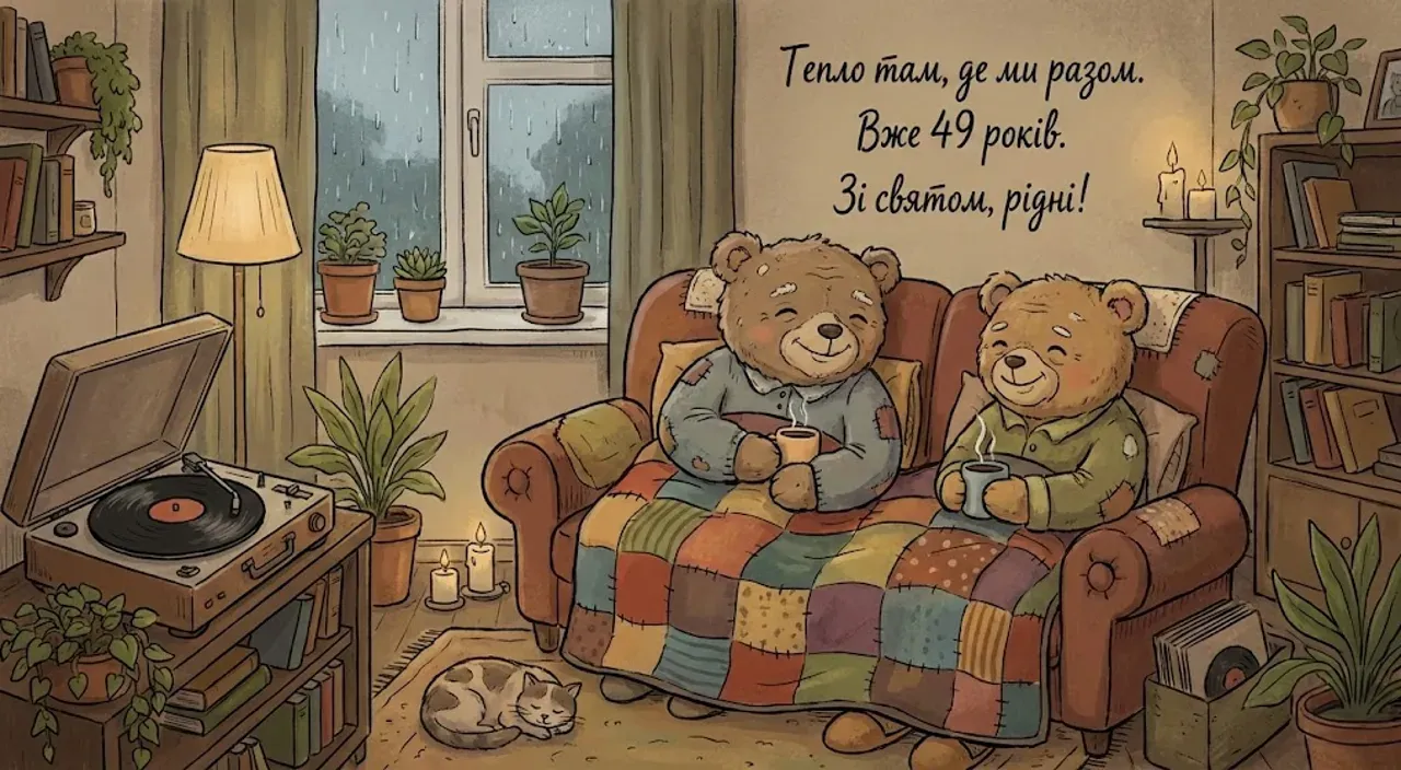 Привітання з 49 роками весілля