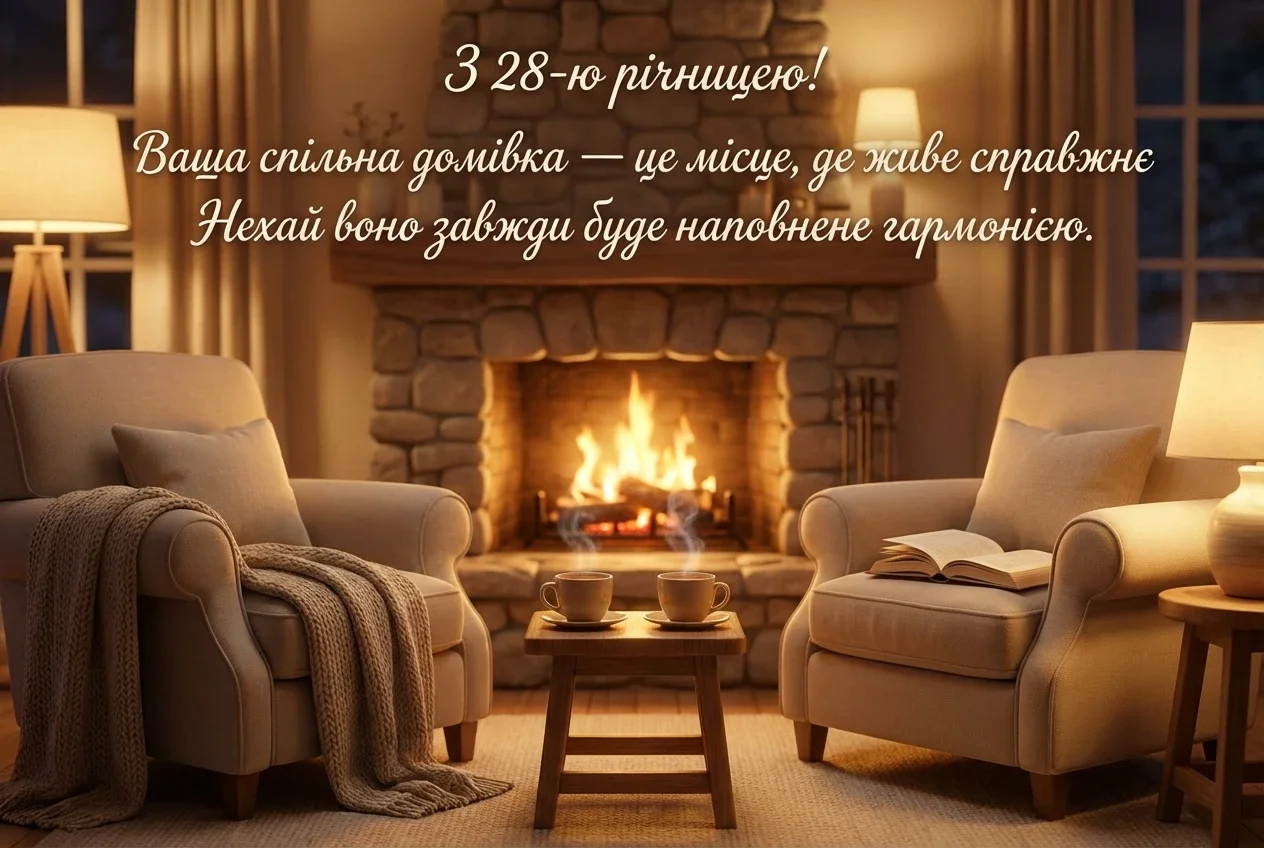 28 років весілля привітання
