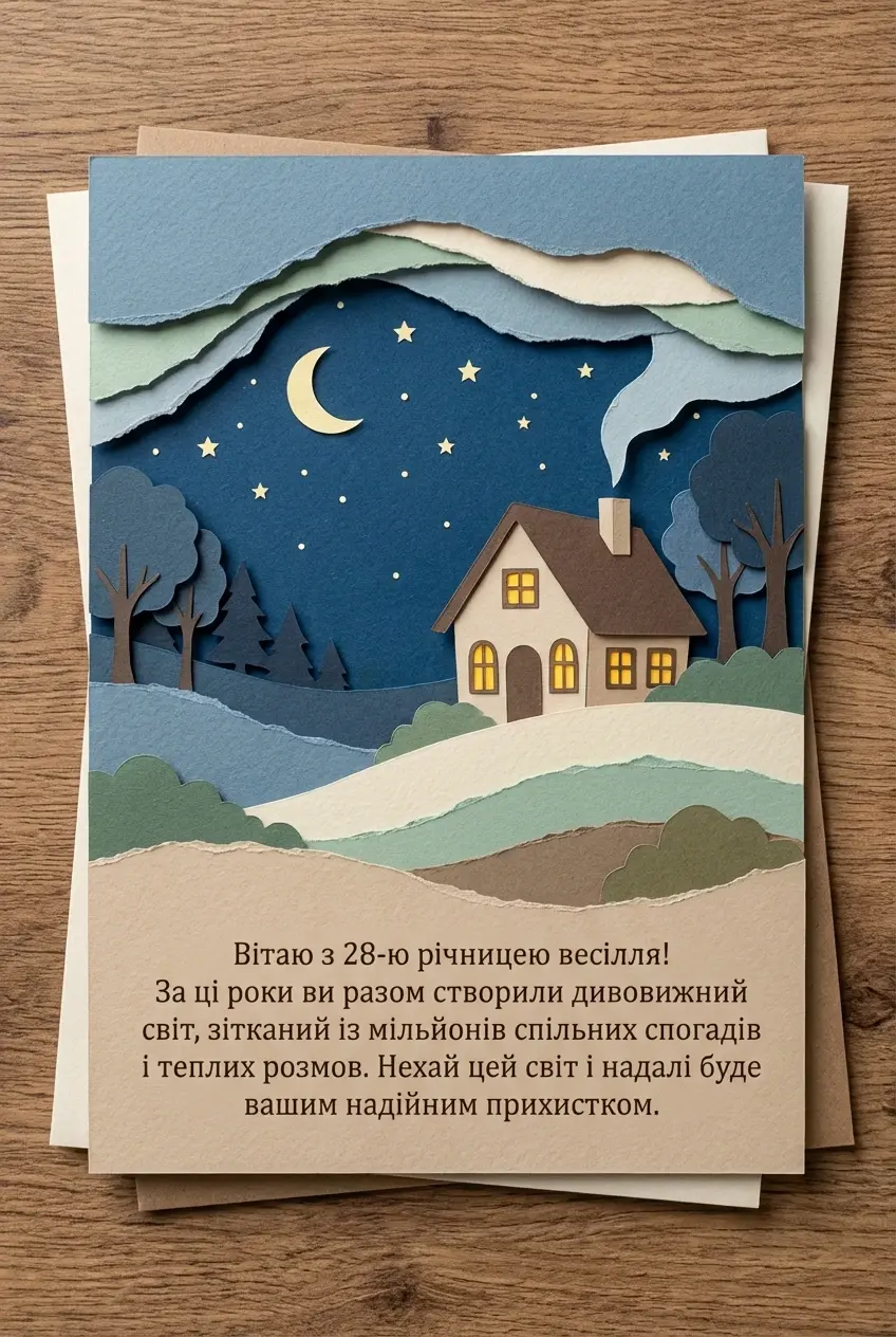 28 років весілля привітання