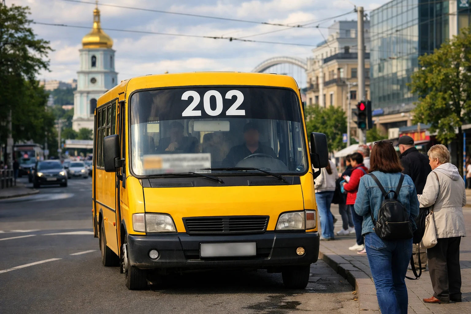Машрутка 198 Київ