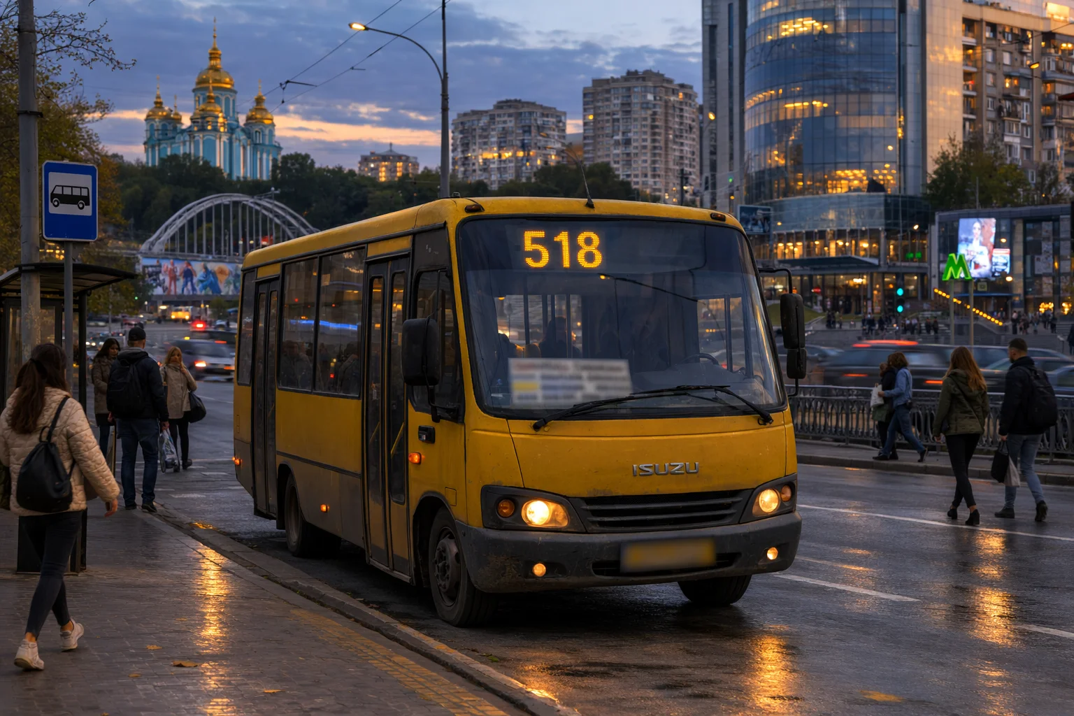Маршрутка 529К Київ
