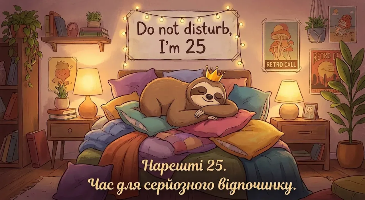 Привітання дівчині з ювілеєм на 25 років