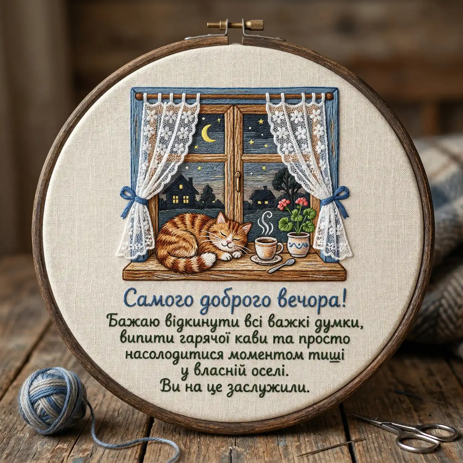 Самого доброго вечора: щирі привітання та красиві листівки для душевного відпочинку