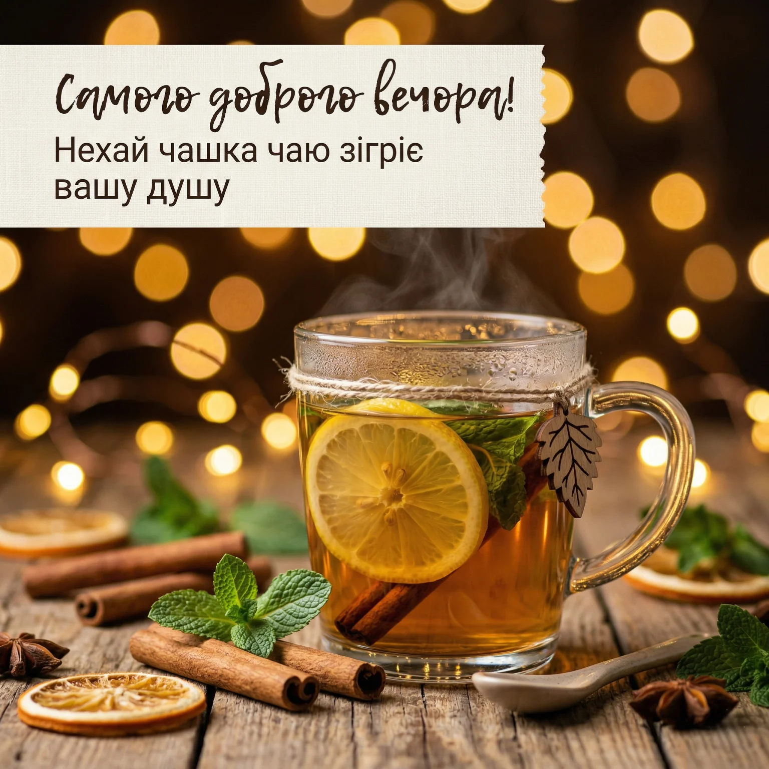 Самого доброго вечора: щирі привітання та красиві листівки для душевного відпочинку