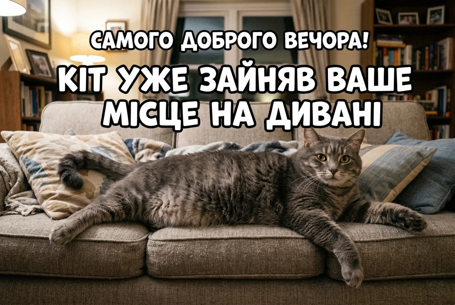 Самого доброго вечора: щирі привітання та красиві листівки для душевного відпочинку