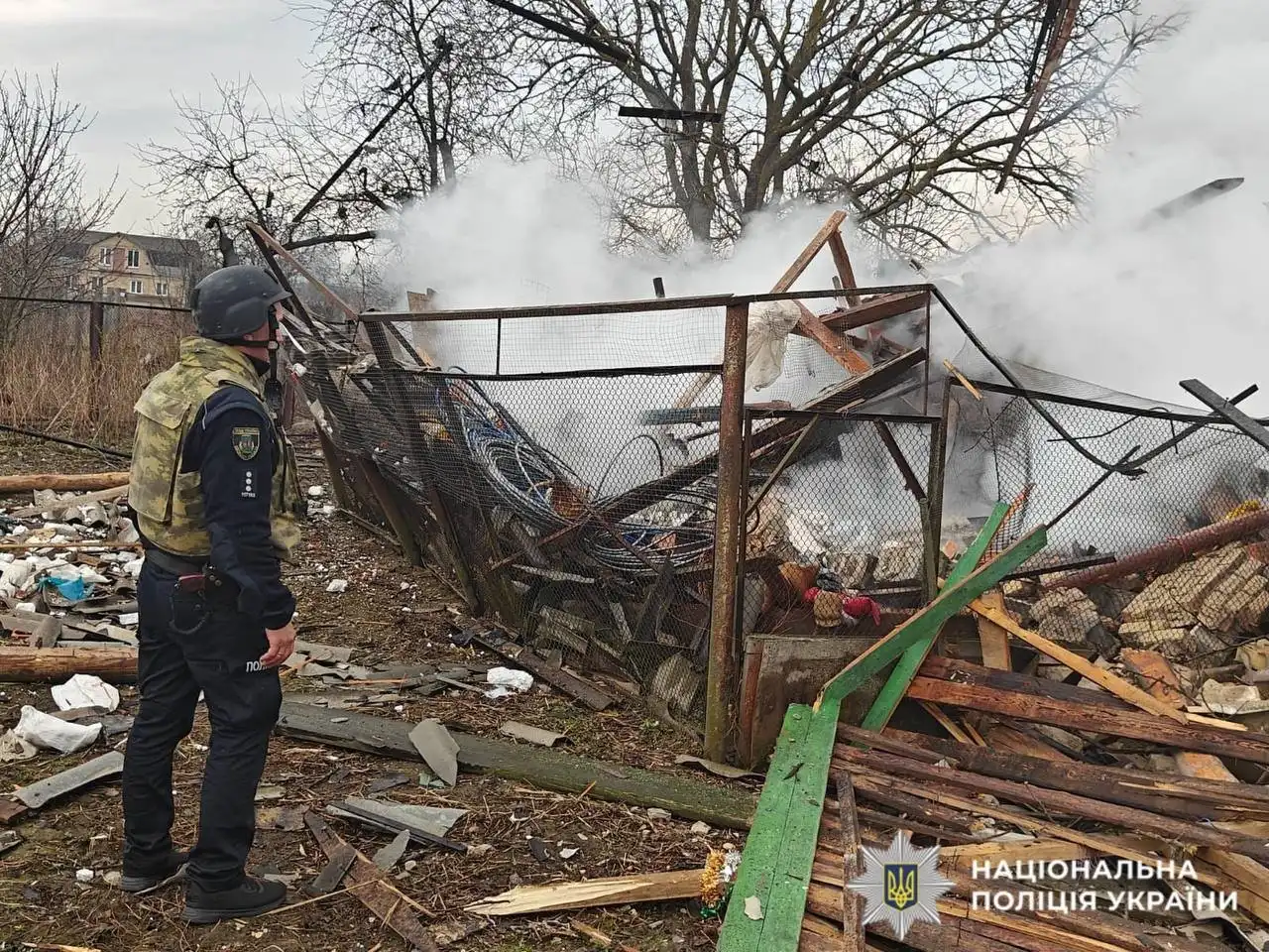 Нічна атака на Київщину: на фермі загинули десятки тварин, пошкоджено понад десять будинків