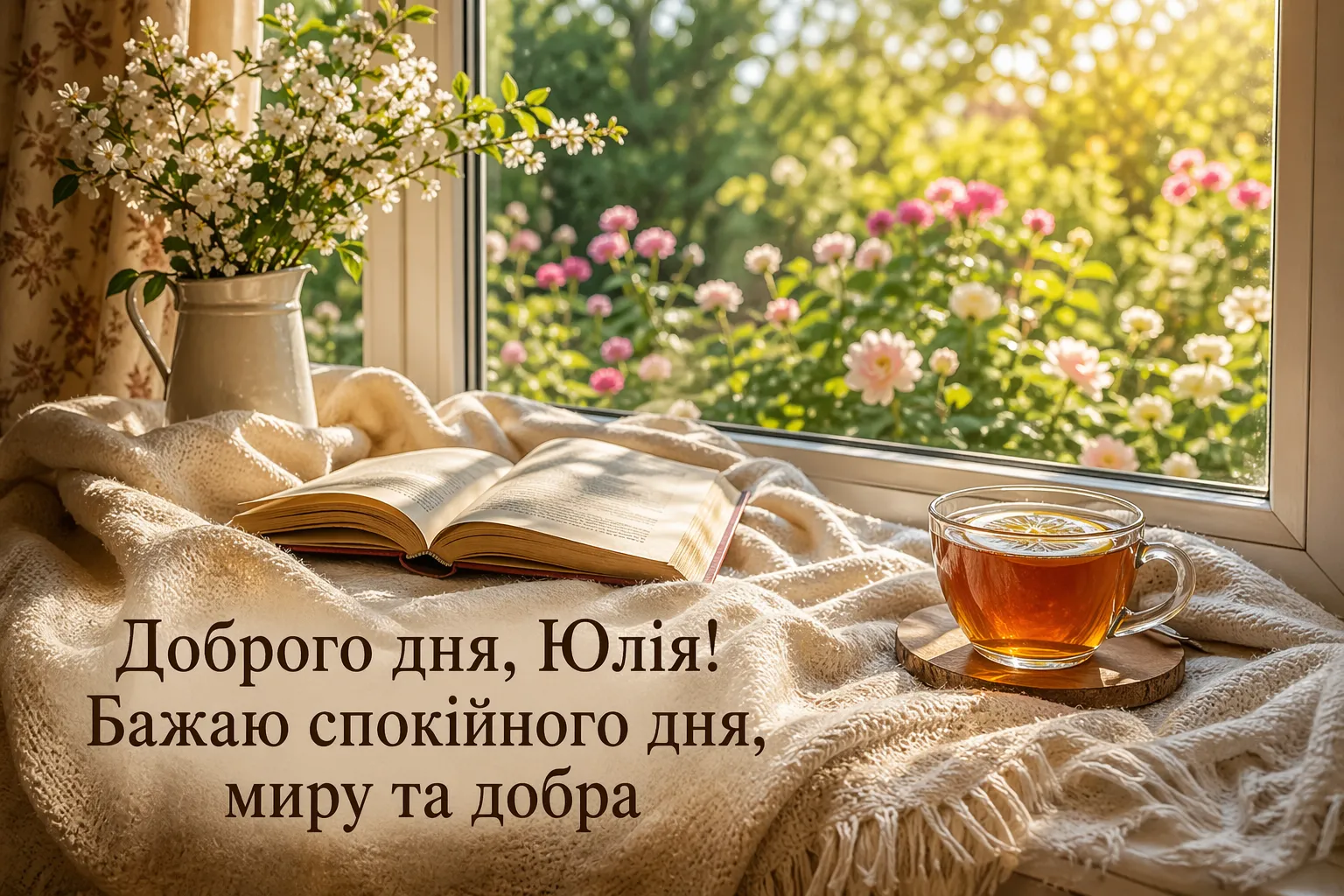 Доброго дня, Юлія: найкращі картинки та душевні вітання для гарного настрою