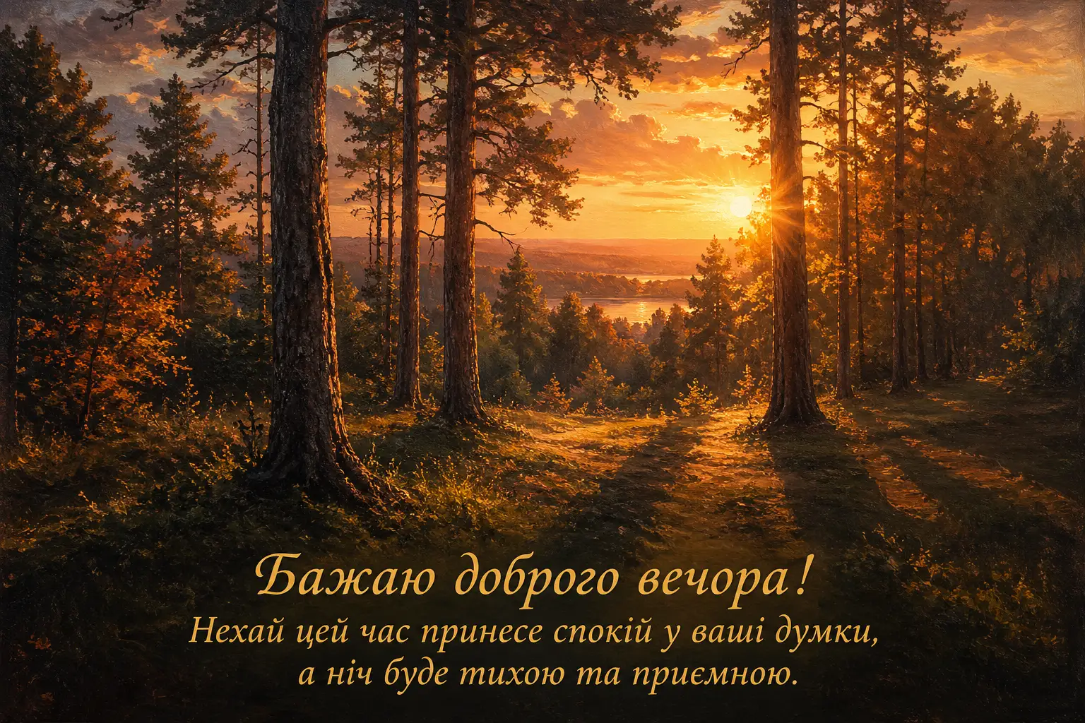 Красиві картинки доброго вечора: душевна добірка листівок для гарного настрою
