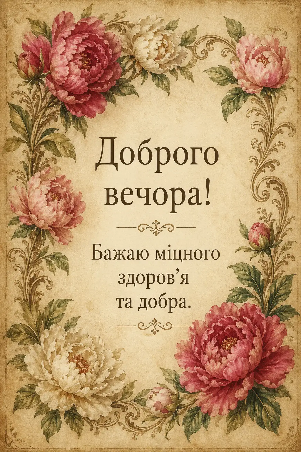 Красиві картинки доброго вечора: душевна добірка листівок для гарного настрою
