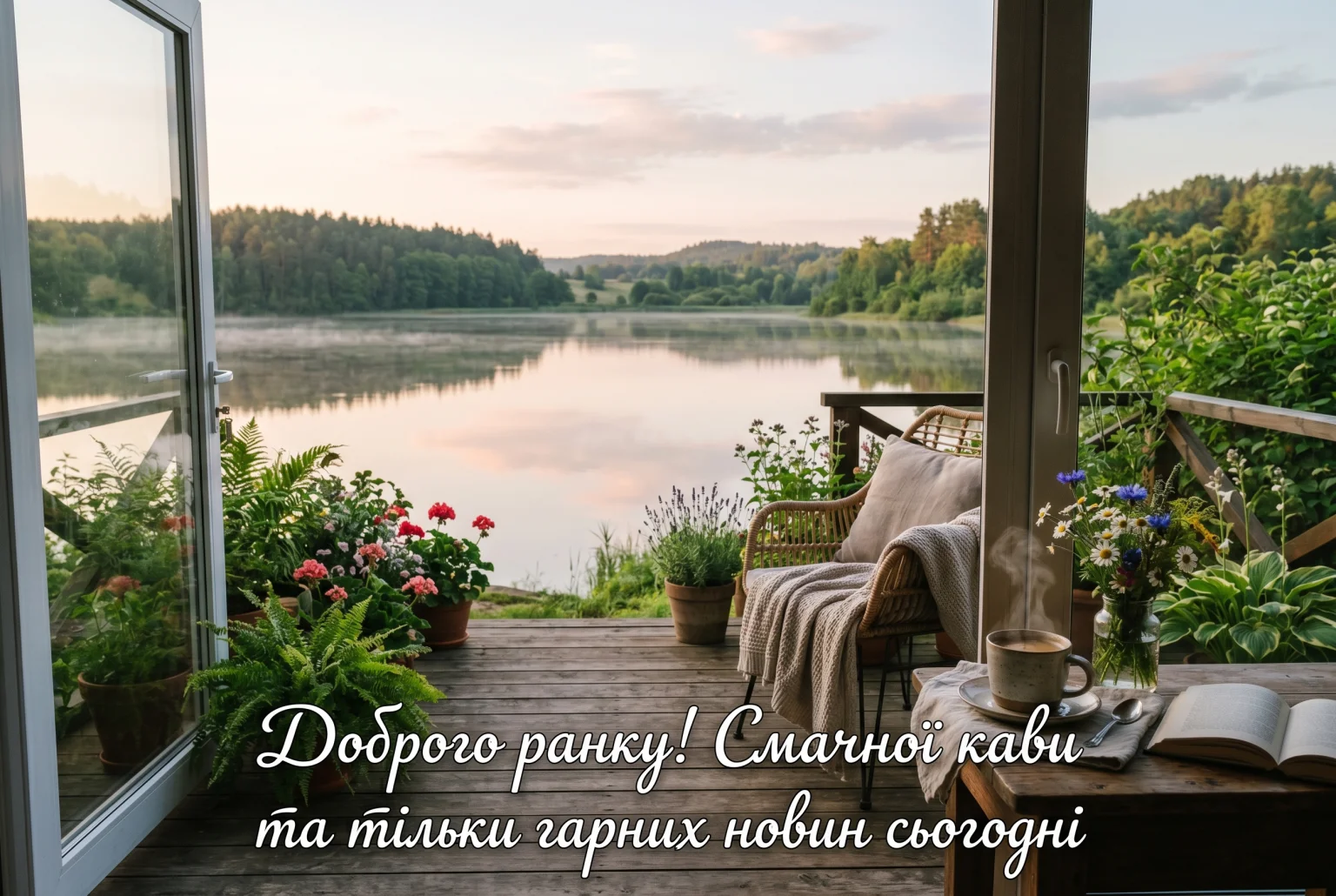 Доброго ранку: картинки та душевні листівки для гарного настрою