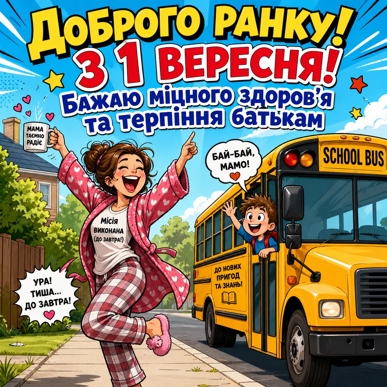 Доброго ранку, з 1 вересня: найкращі листівки та щирі вітання до свята
