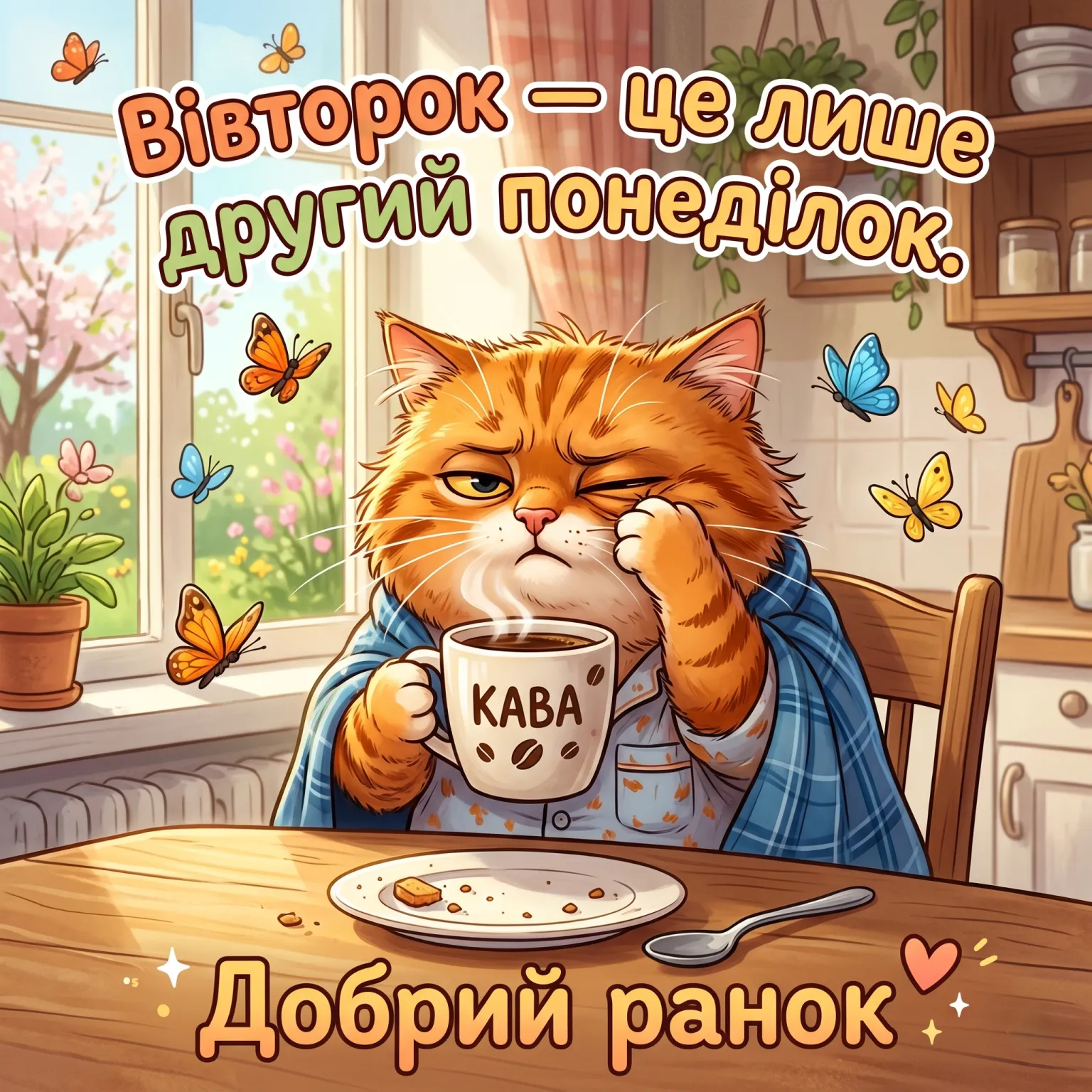 Добрий ранок, весна: картинки та найтепліші побажання для гарного вівторка