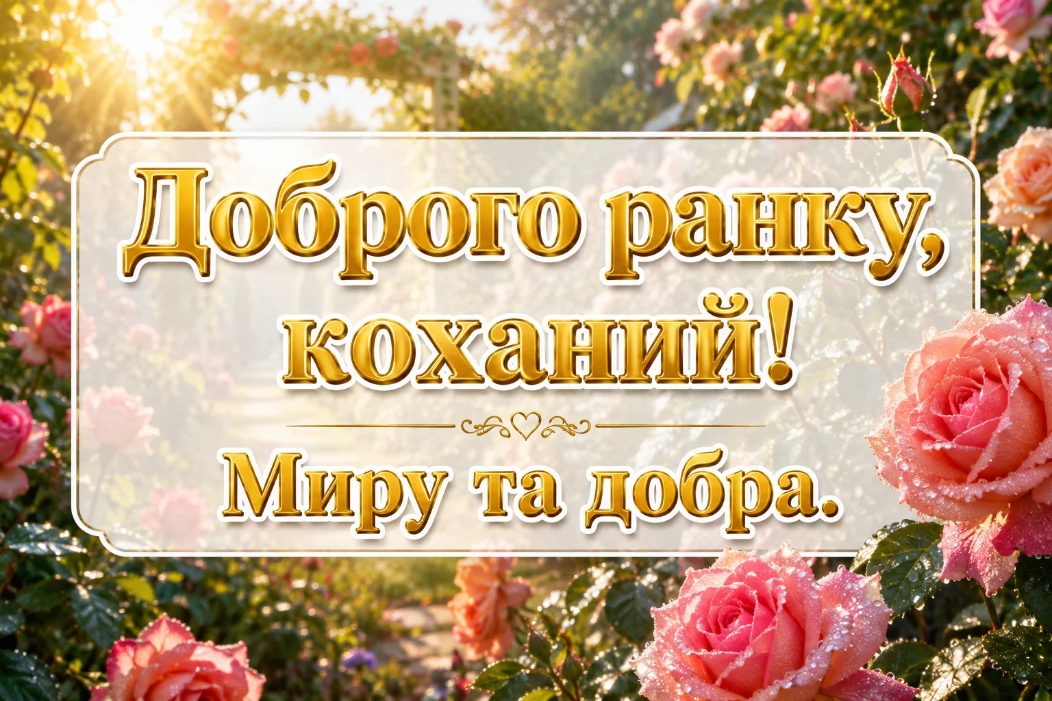 Доброго ранку, коханий: ніжні та щирі побажання, що зігріють серце