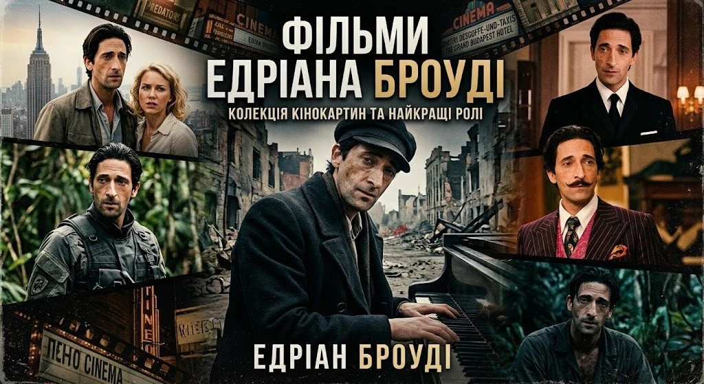 Найкращі фільми Едріана Броуді всіх часів
