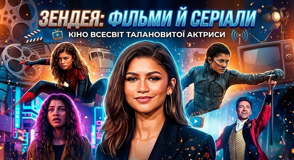 Фільми й серіали Зендеї від Disney до Голлівуду