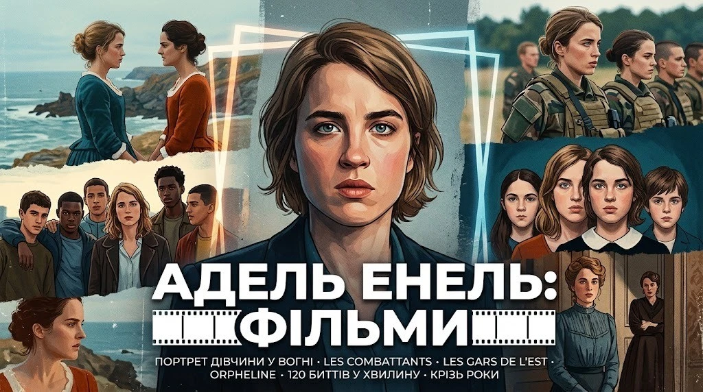 Фільми за участю Адель Енель: повний список