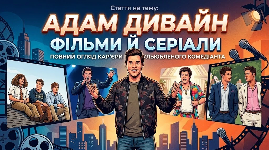 Найкращі ролі Адама Дівайна на великому й малому екрані