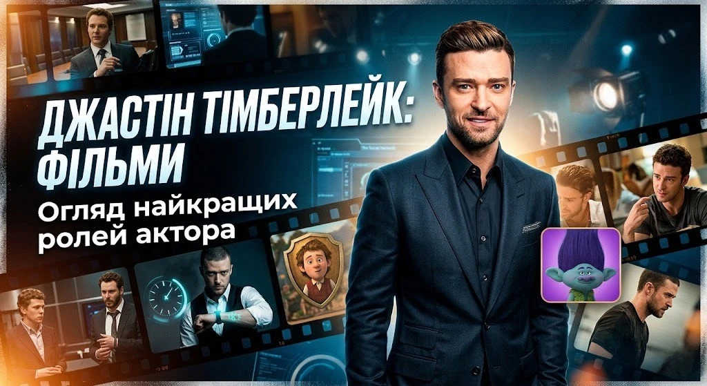 Джастін Тімберлейк і кіно: повний список фільмів