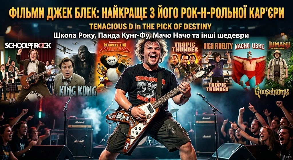 Повний список фільмів Джека Блека з рейтингами