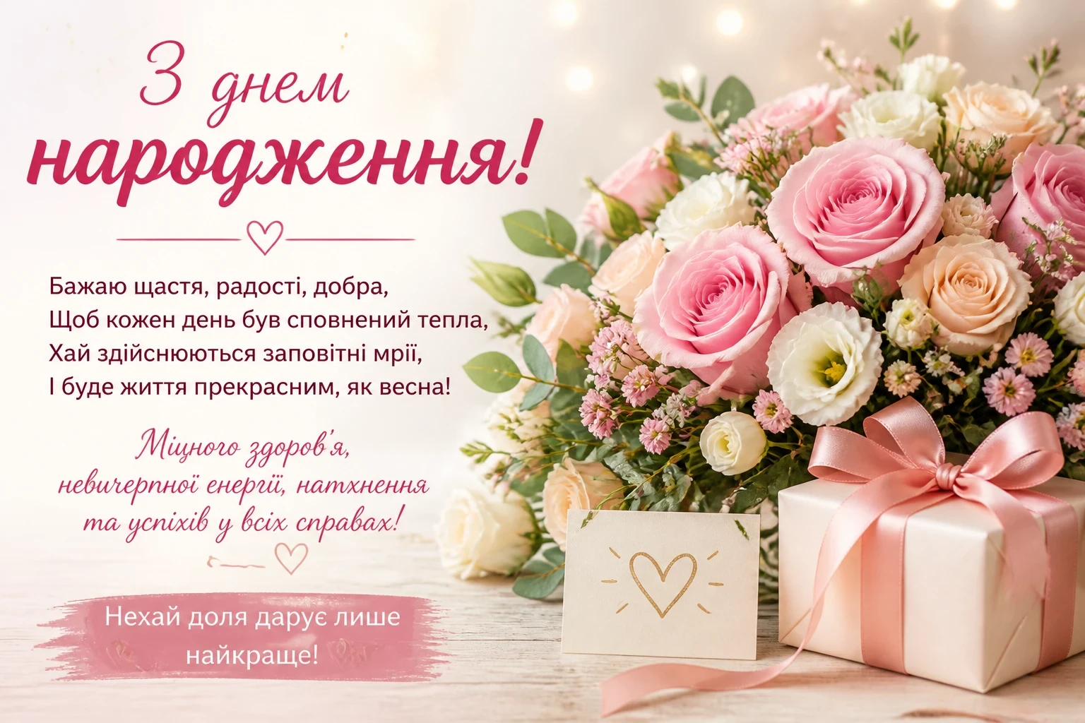 Привітання з днем народження