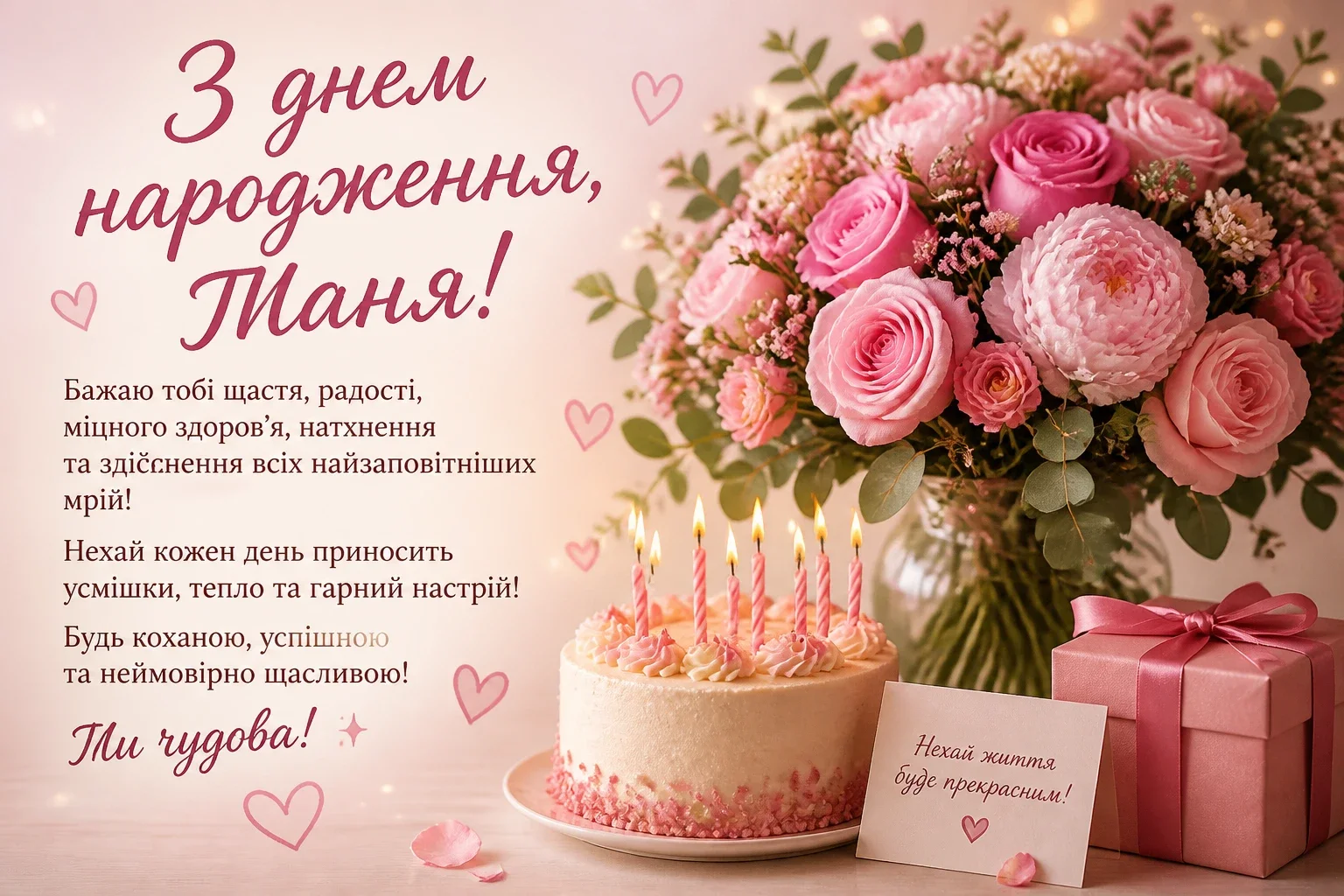 З днем народження для Тані