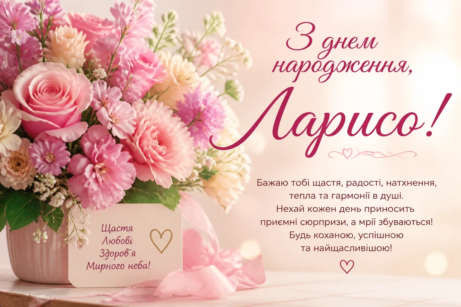 З днем народження Ларисо